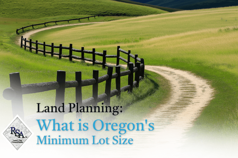 Oregon Minimum Lot Size