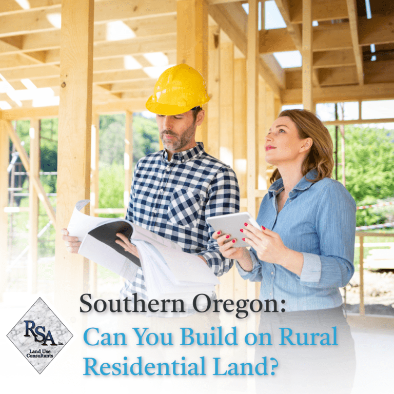 Building Rural Residential Land Oregon