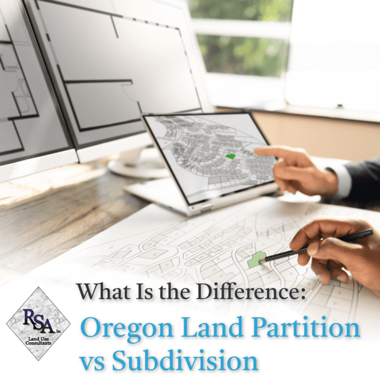 Oregon Land Partition vs Subdivision